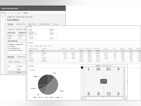 DynamicsPrint Software - Estimation & quotation - analyze critical information before bidding or producing a job, significantly reducing material and labor costs while improving your gross margin.