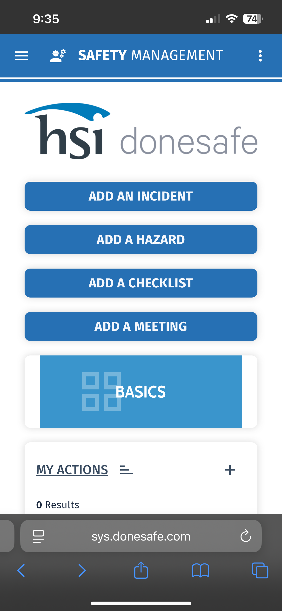 HSI Donesafe Software - 4