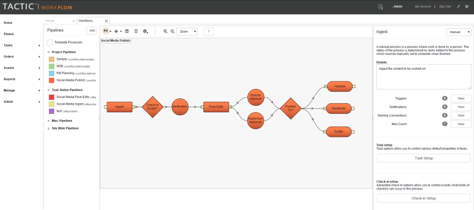 TACTIC workflows