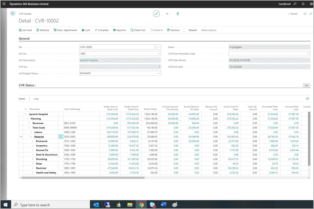 EVision Construction Accounting Pricing, Cost & Reviews - Capterra UK 2026