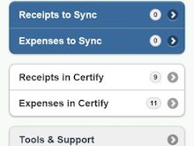 Emburse Certify Expense Software - Emburse Certify Expense receipt input