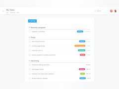 Asana Software - Create customizable to-do lists to prioritize and organize work in your My Tasks. - thumbnail