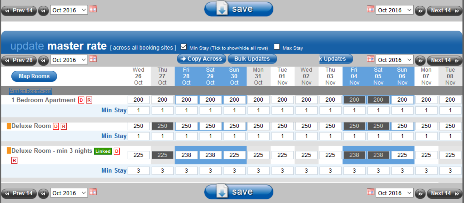 Update247 Software - Update247 master rates