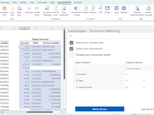 DataSnipper Software - Automatically match Excel data with supporting documents, like invoices, bank statements, and contracts. It will find the correct text, date and/or number in a source document, and then automatically creates a reference to your sample data.