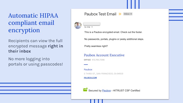 Paubox Email Suite screenshot