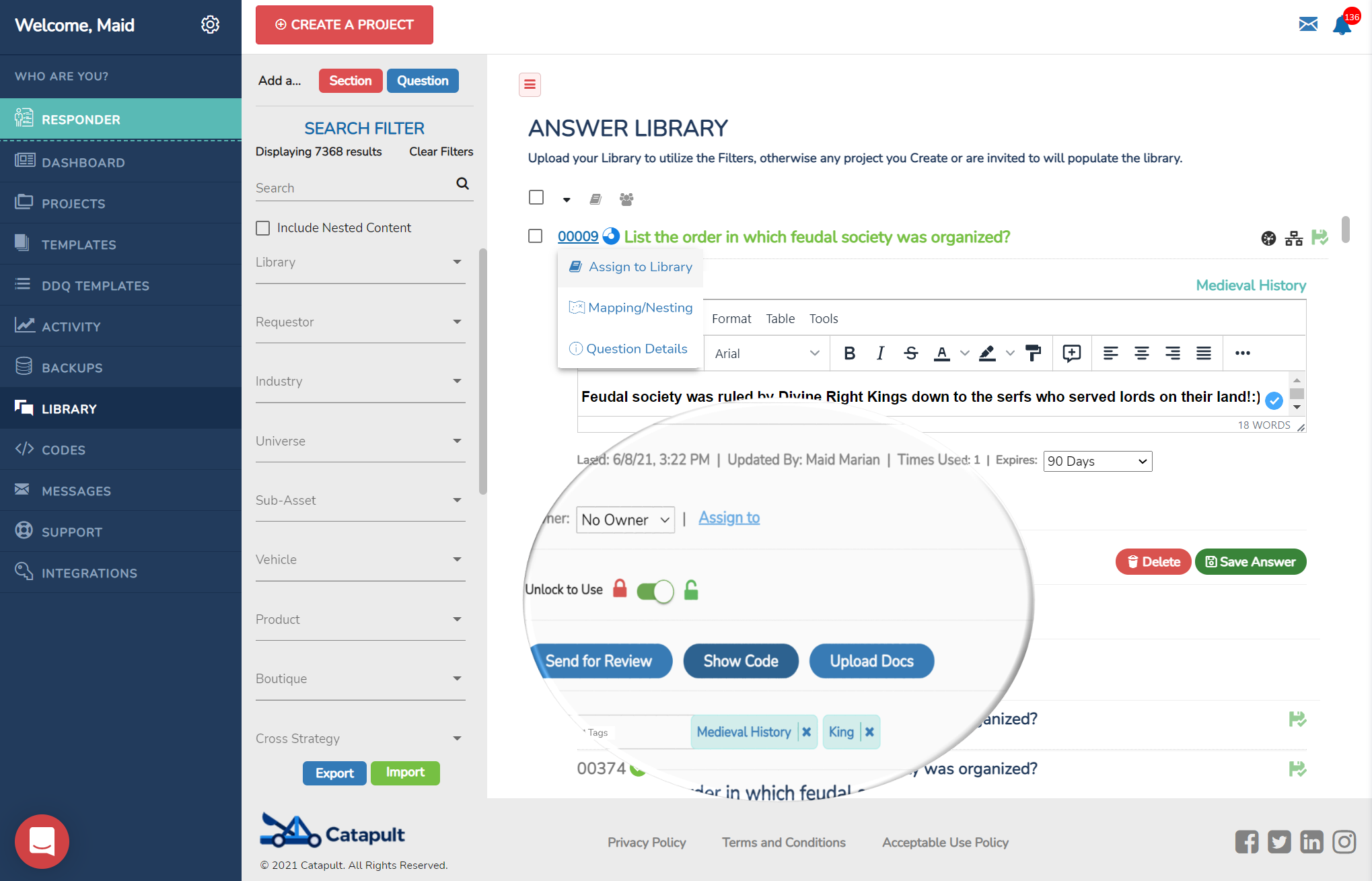 Catapult Software - Robust Data Library and Content Management