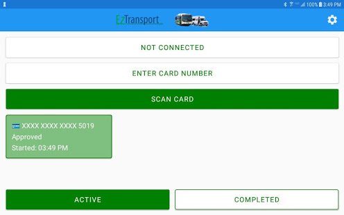EZTransport card information