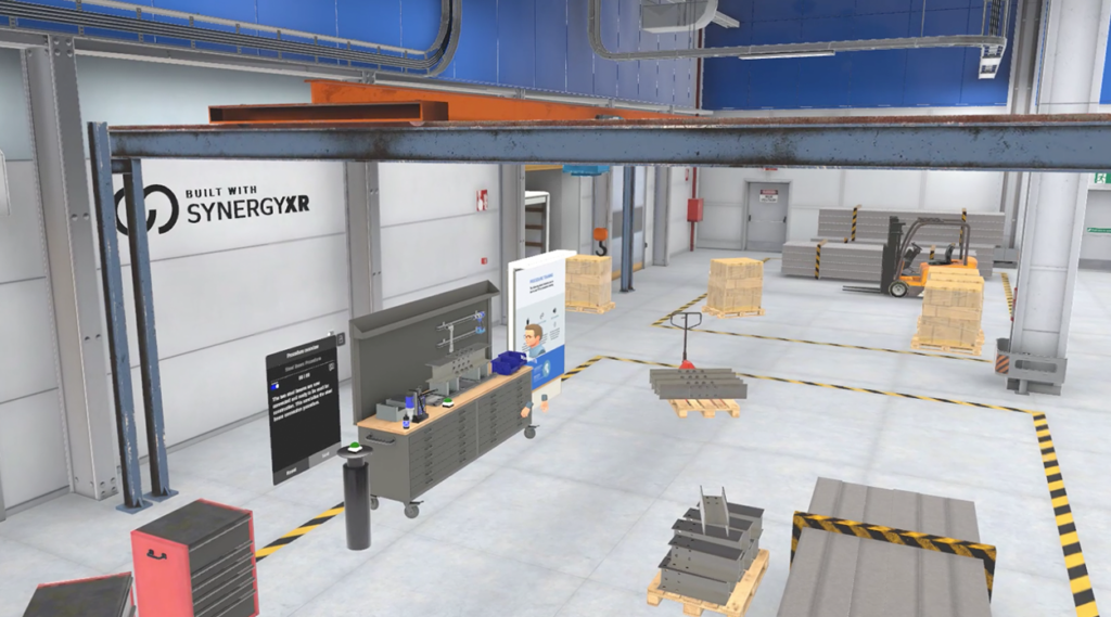 SynergyXR Virtual Warehouse Environment