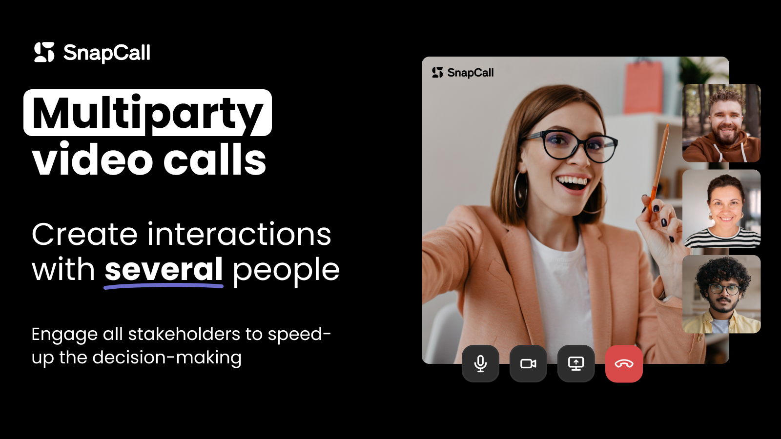 Multiparty video calls