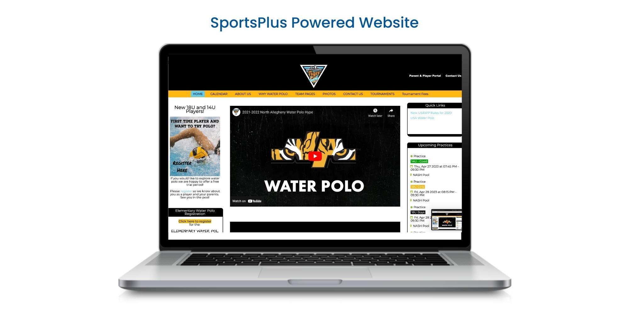 Sportsplus Powered Website