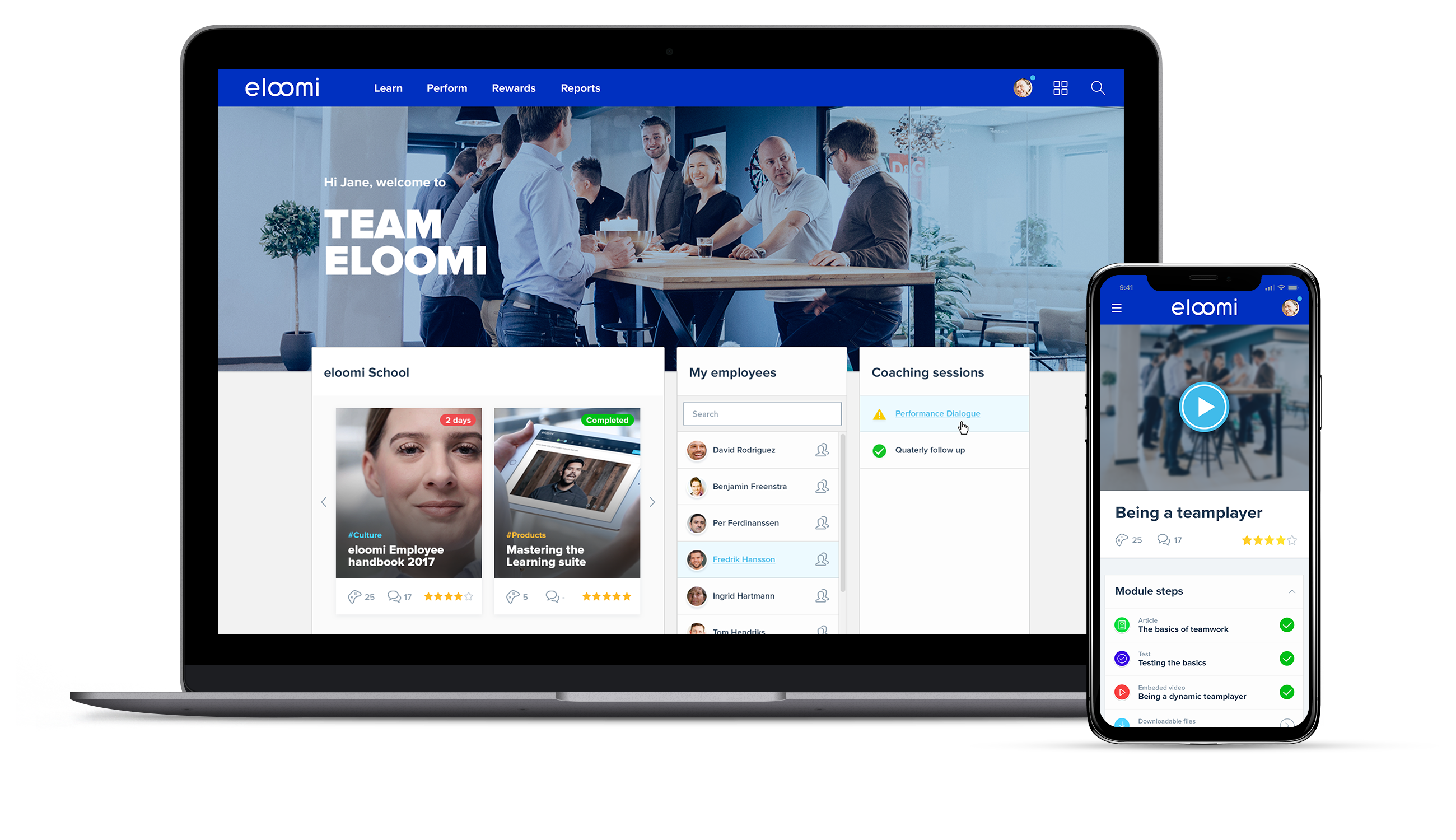 eloomi Software - eloomi dashboard