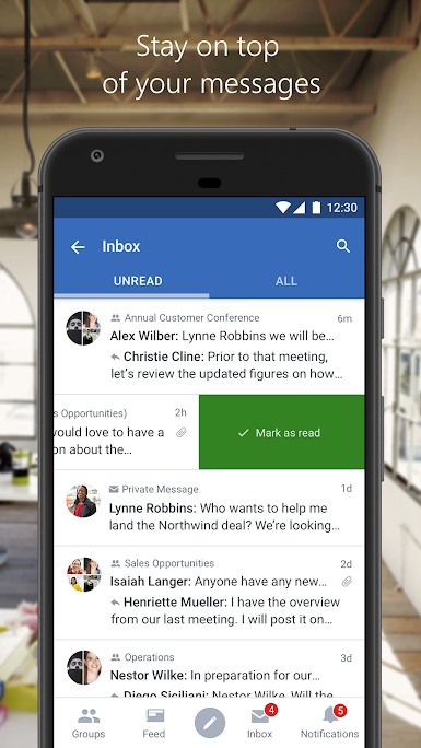 Messaging in real time