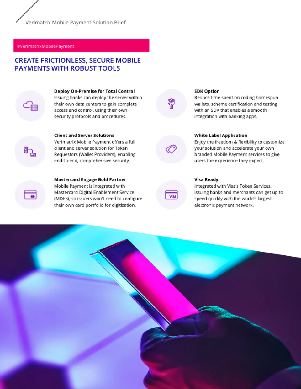 Verimatrix Mobile Payment Product Product Brief 3/4