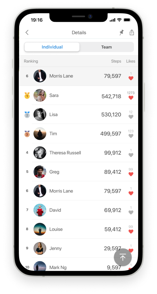 Real-time Leaderboard