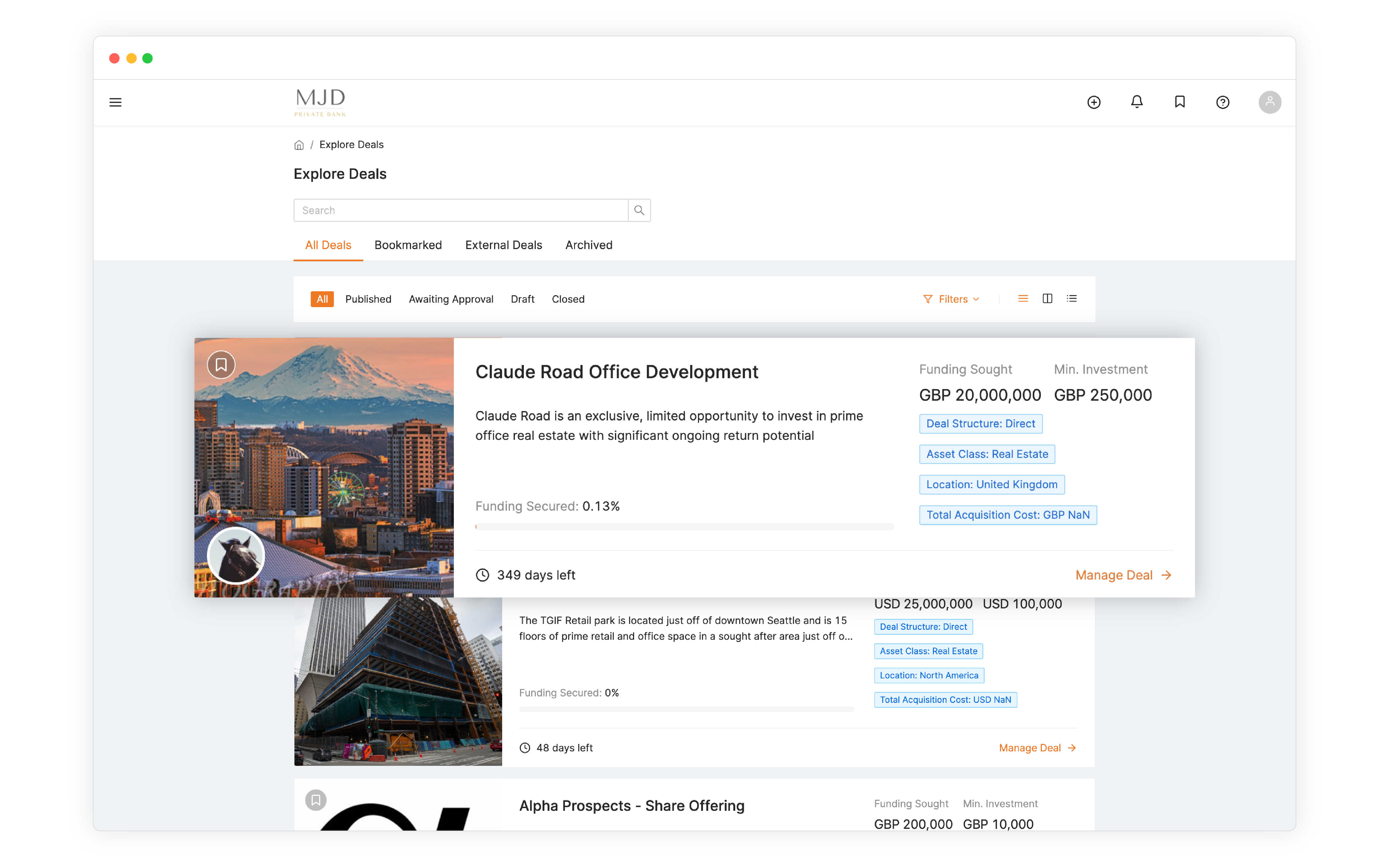 Delio screenshot: Distribute investment opportunities efficiently, effectively and compliantly