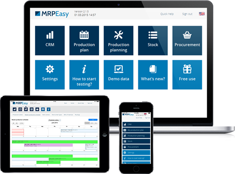 MRPeasy Software - MRPEasy ERP is multi-browser and multi-device
