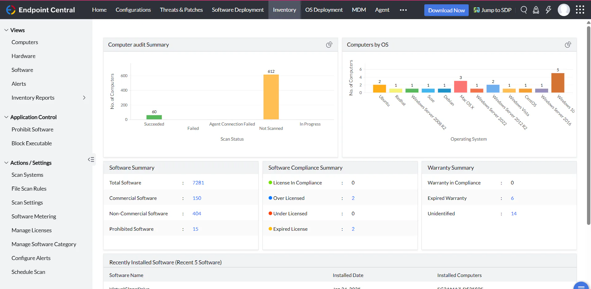 ManageEngine Endpoint Central Reviews, Cost & Features | GetApp ...