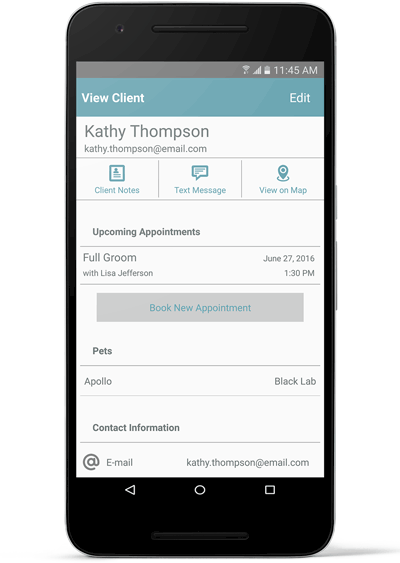 Keep in contact with valued clients with communication preferences, purchase histories and service notes all accessible