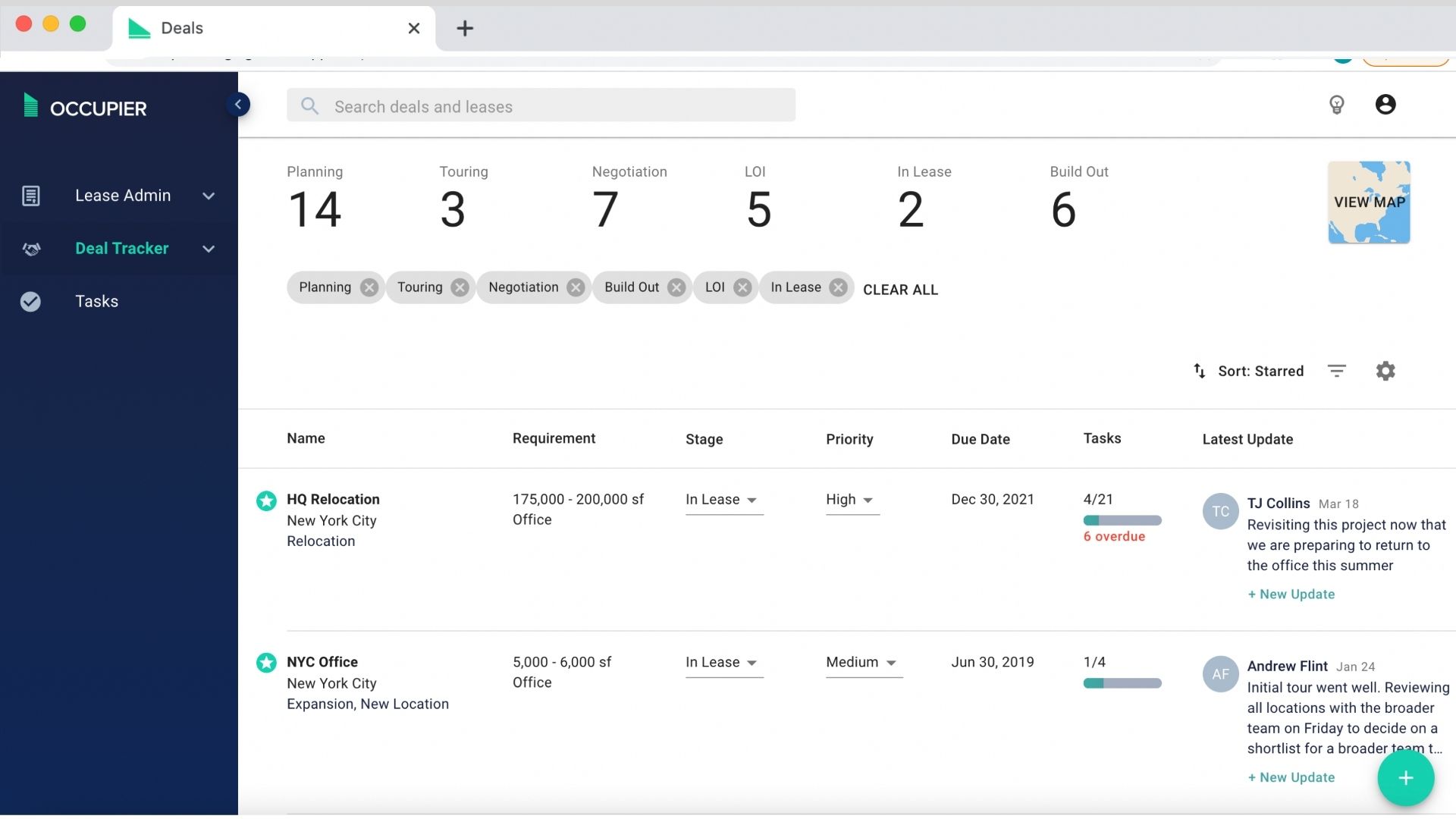 Occupier Deal Tracker-thumb