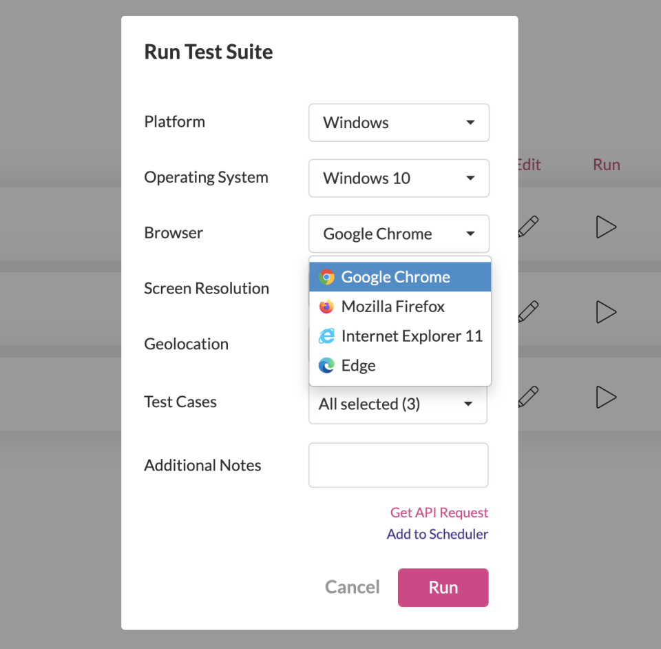 Endtest Software - Execute Web Tests