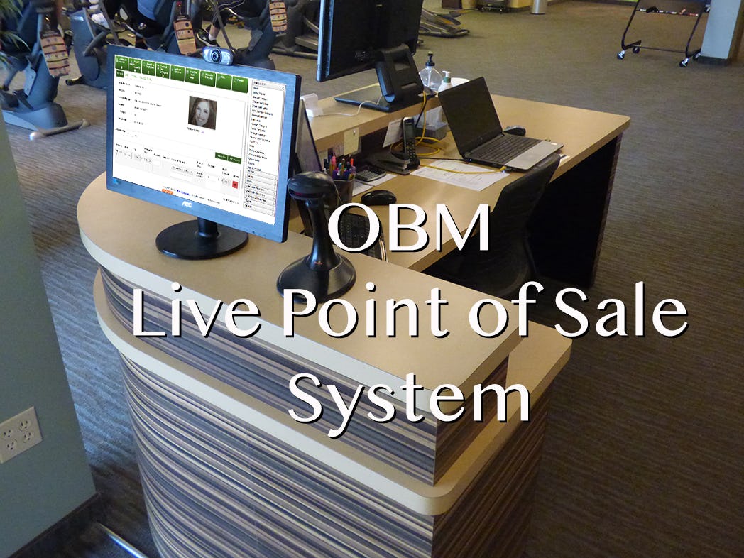 OBM Gym Management Software Software - Live Point of Sale for members and walk-ins.