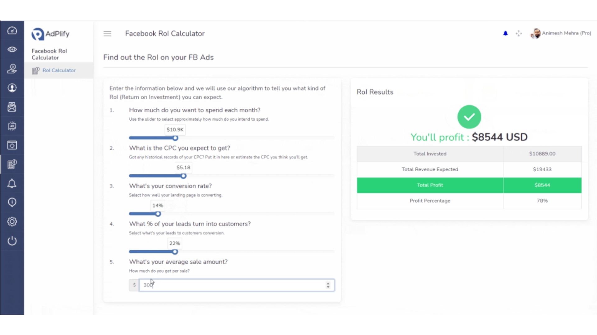 RoI Calculator: Scale your ads intelligently & profitably