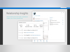 Dynamics 365 Software - Microsoft Dynamics 365 relationship insights - thumbnail