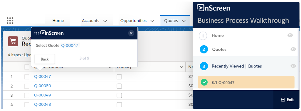 OnScreen screenshot: OnScreen walkthrough
