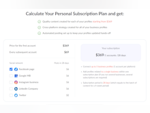 CONTENIVE Software - Calculate your personal subscription plan