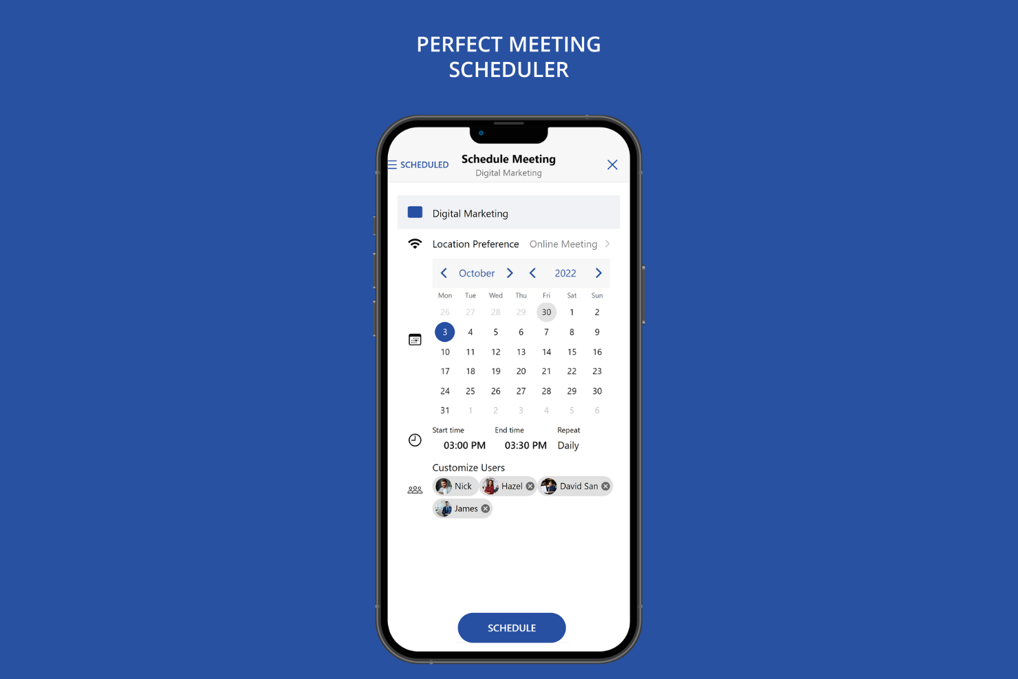Perfect Meeting Scheduler