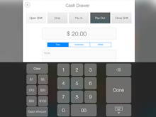 talech Software - All transactions in and out of the cash drawer can be tracked