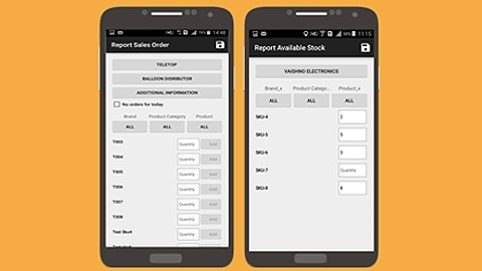 Sales order and stock entry