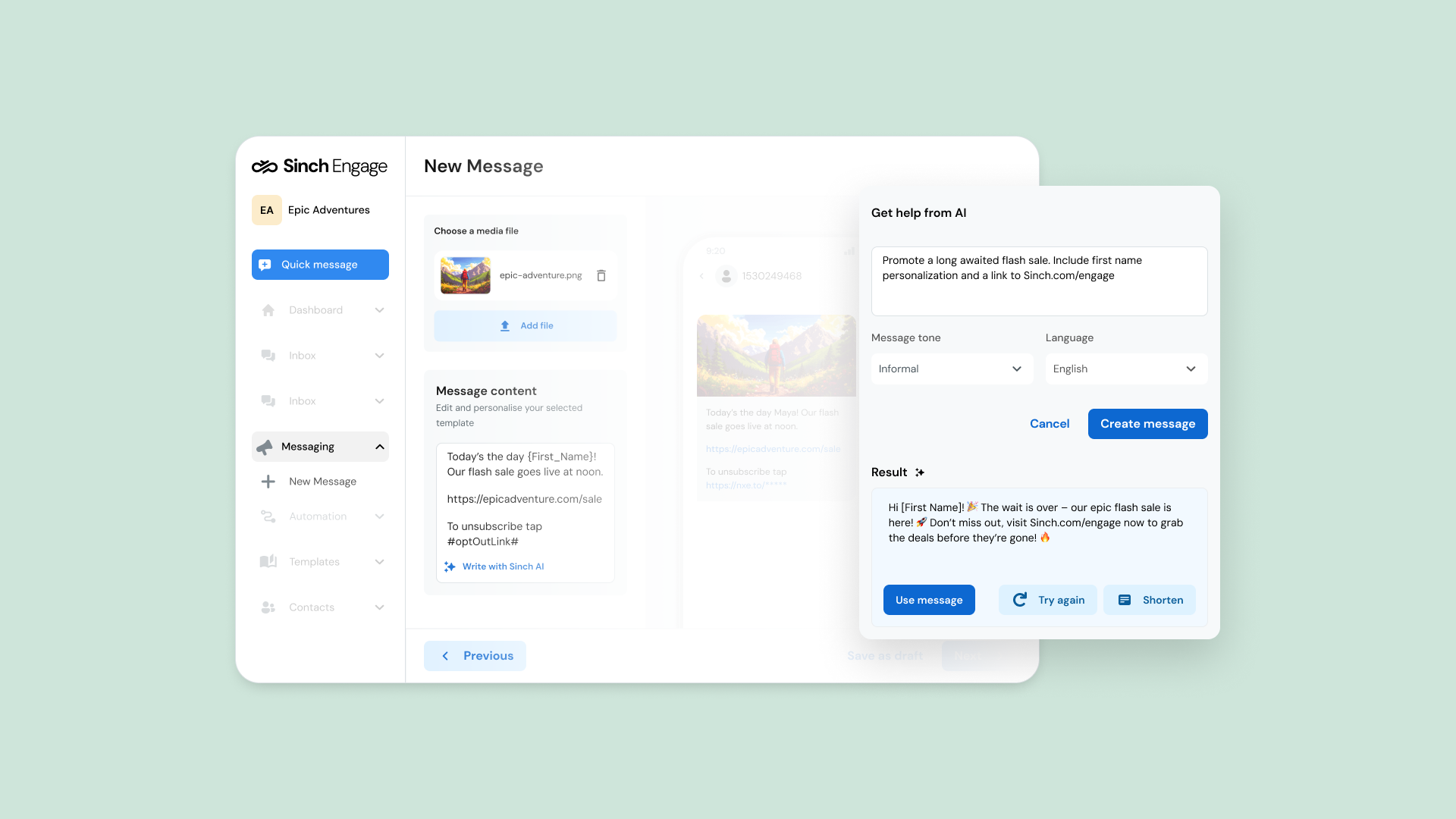 Sinch Engage Logiciel - 2