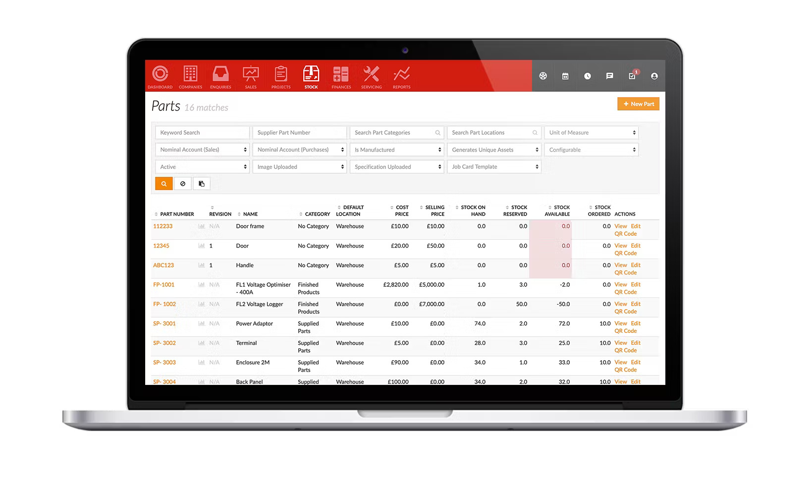 Smart and easy to use inventory management - keep track of all your SKUs and track incoming stock and assigned parts to forecast your inventory and make better buying decisions.