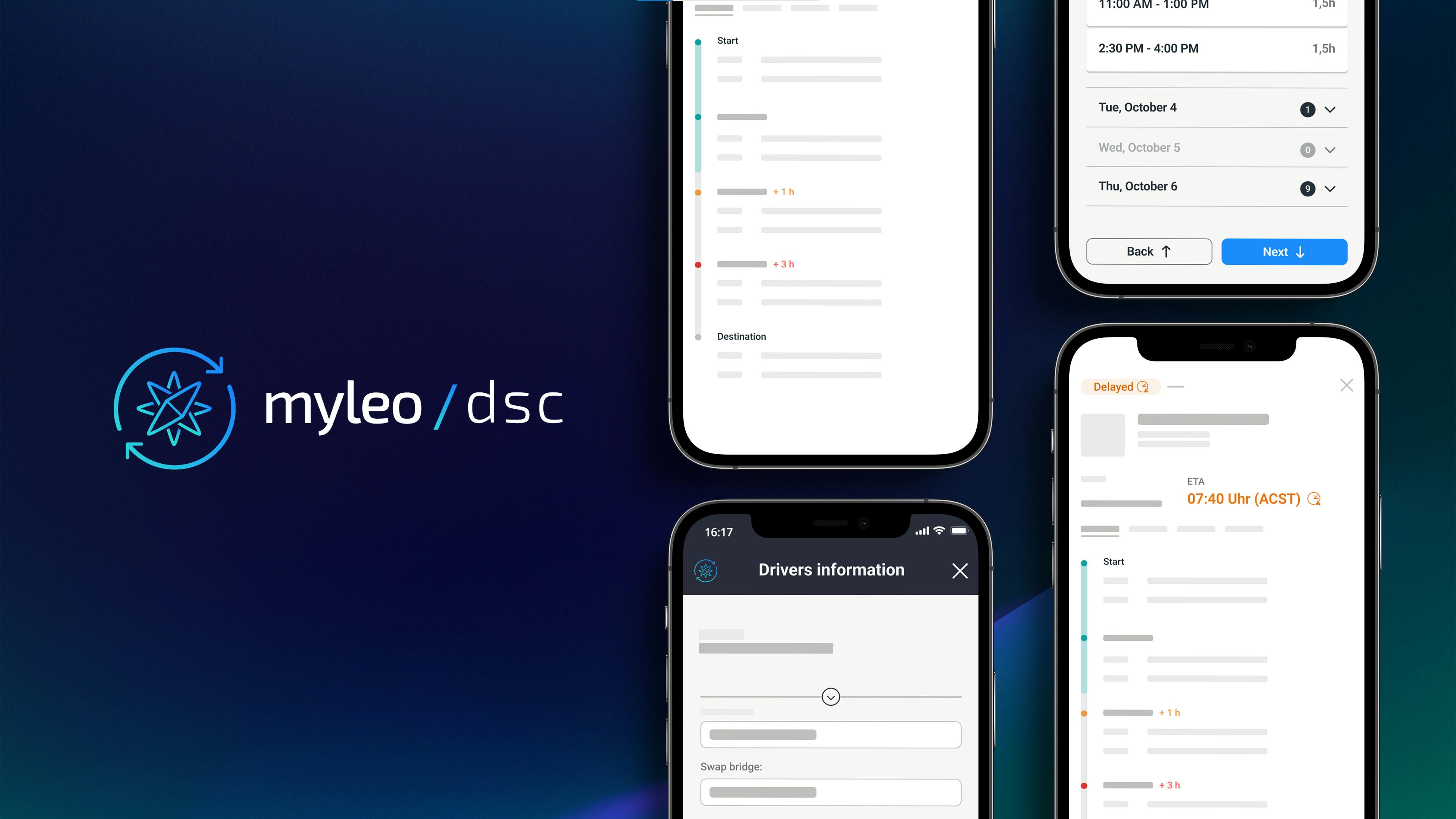 myleo / dsc Software - Accessible via mobile devices