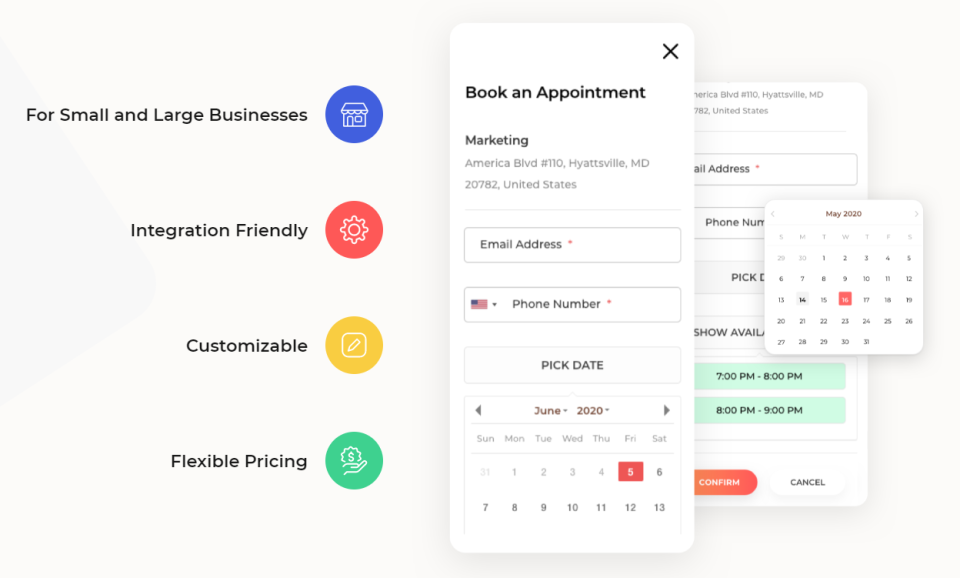 Appointment booking tool