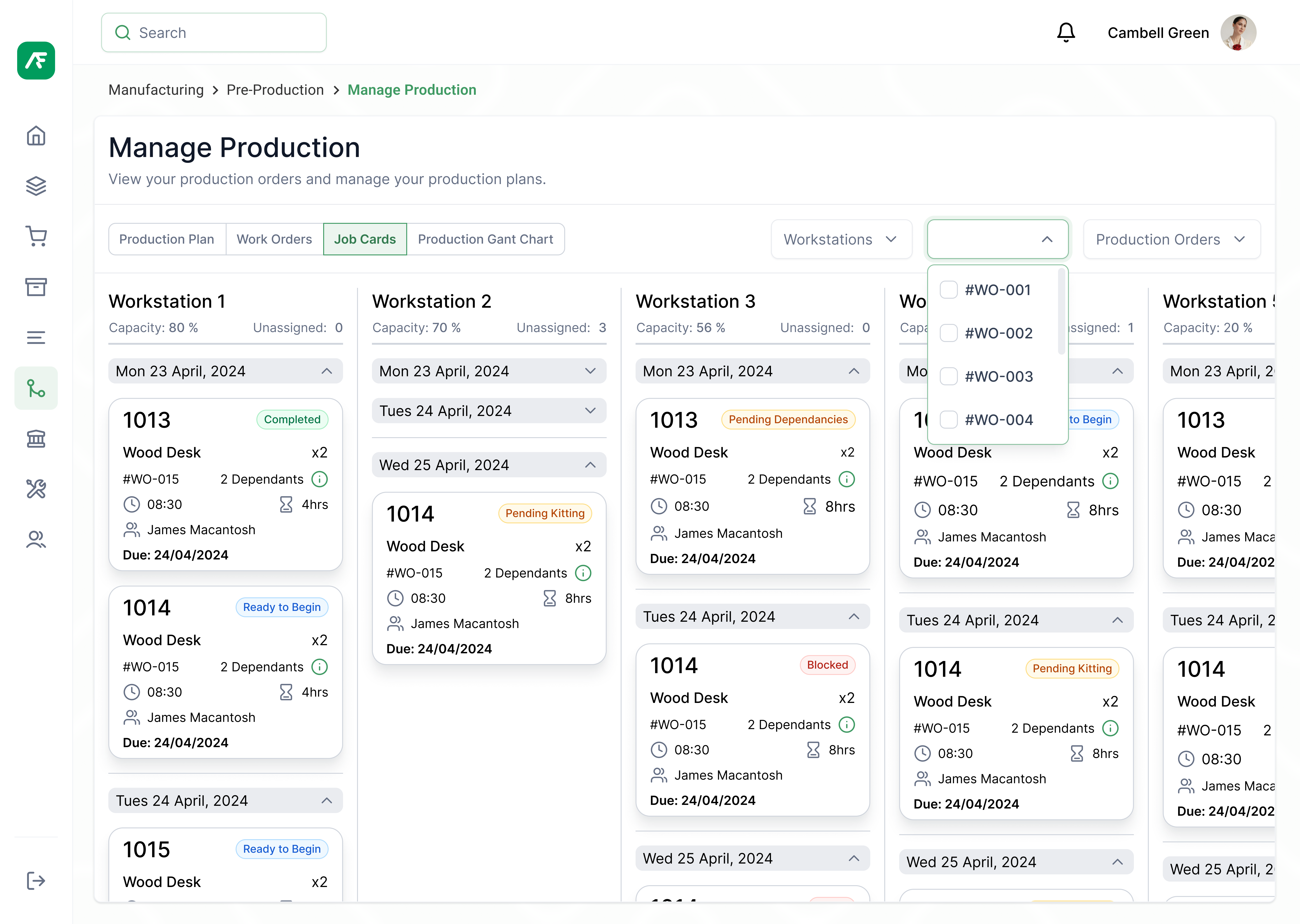 ArcFlow Software - ArcFlow production management