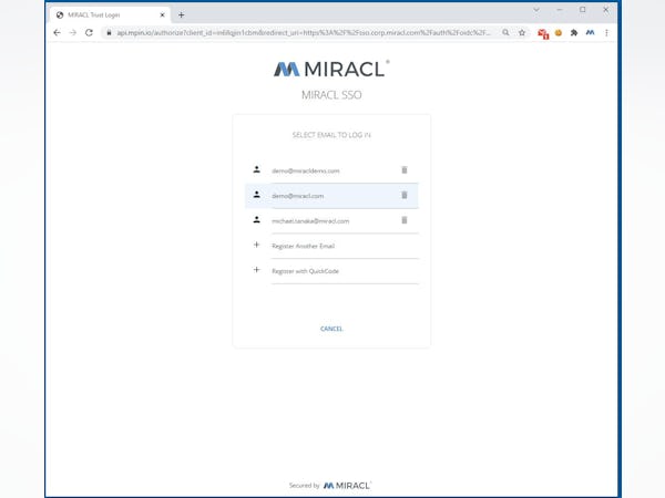 MIRACL Trust Software - 3
