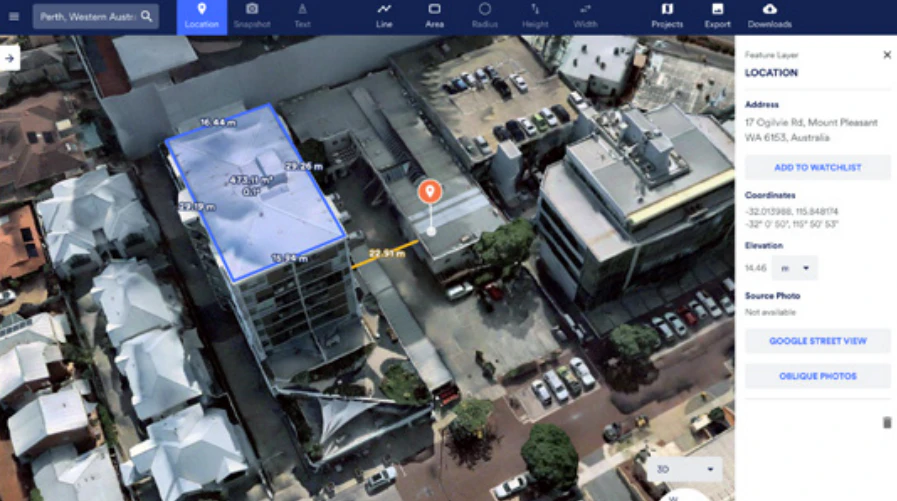 Near Map Example Image Nearmap Software Pricing, Alternatives & More 2026 | Capterra