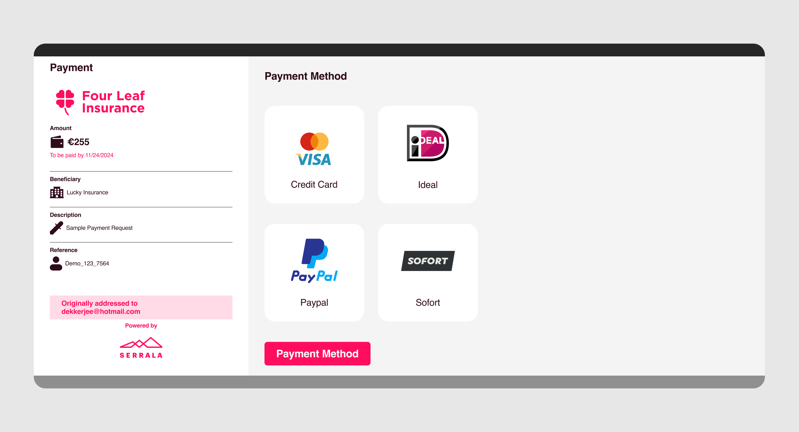 Alevate Bill Pay screenshot: Alevate Bill Pay payment interface