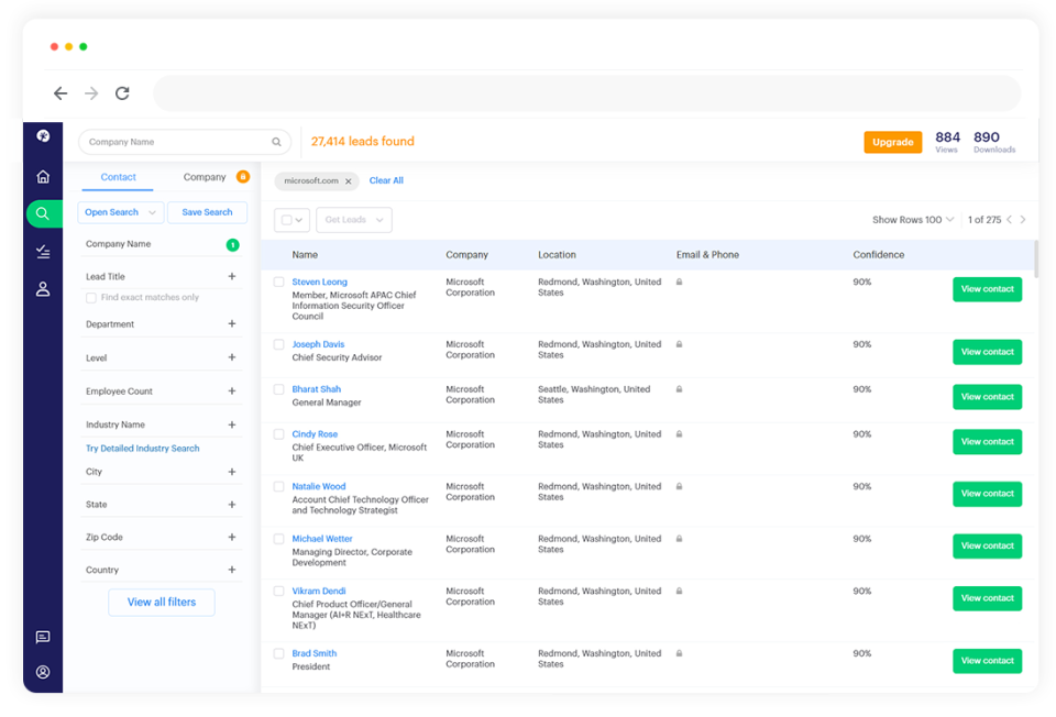 Adapt  screenshot: Adapt Lead Builder