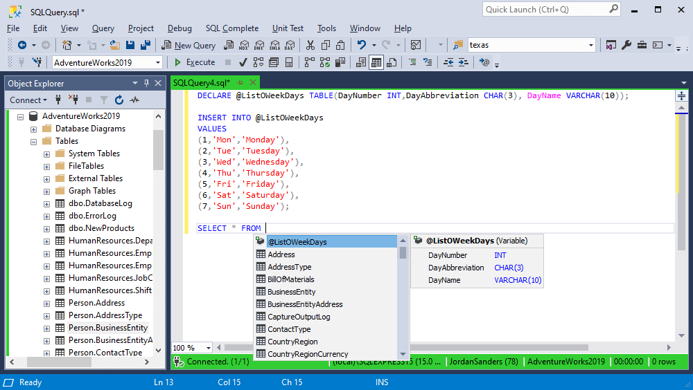 SQL Complete Logiciel - 1