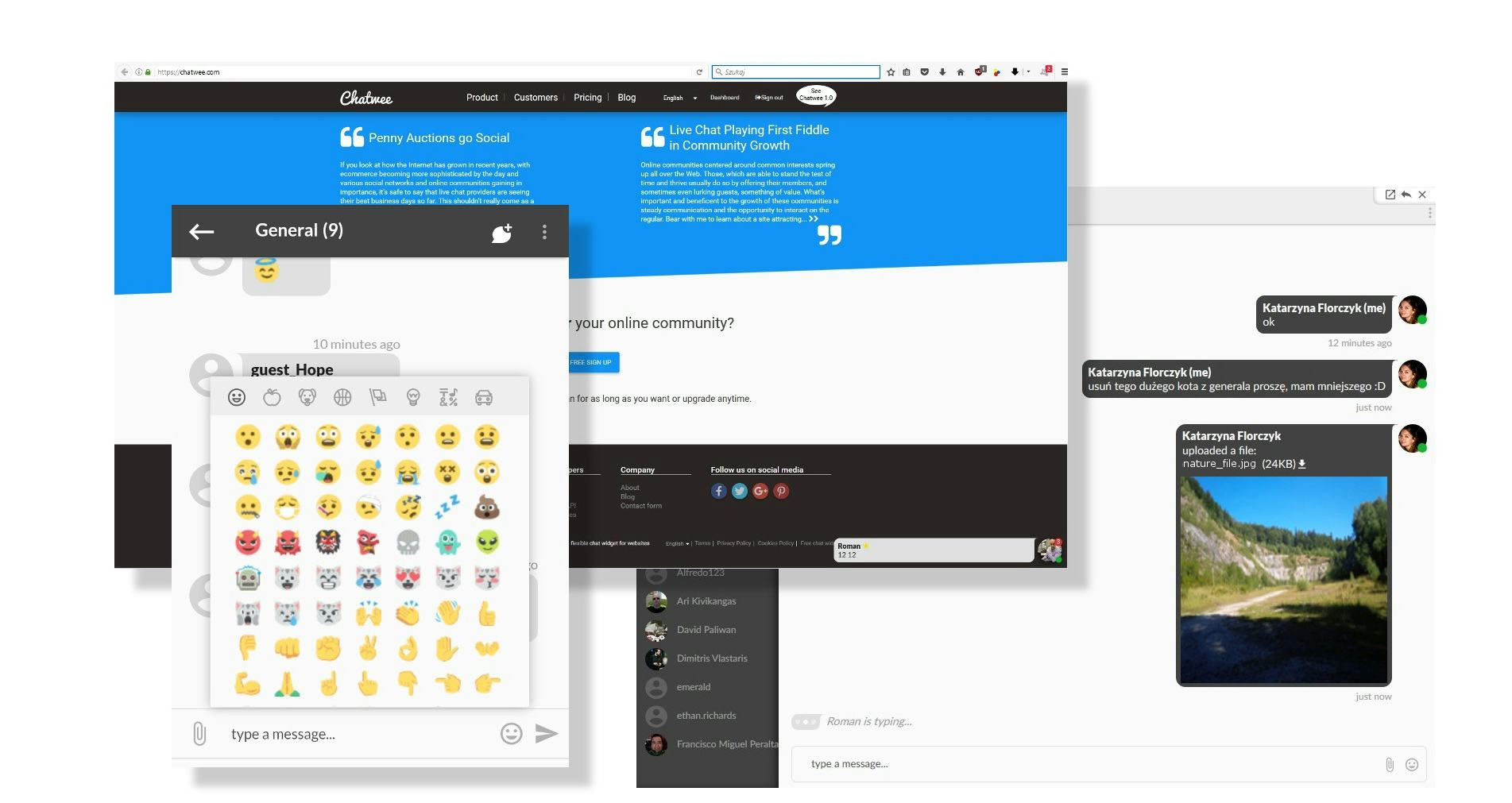 Chatwee Social Chat Widget