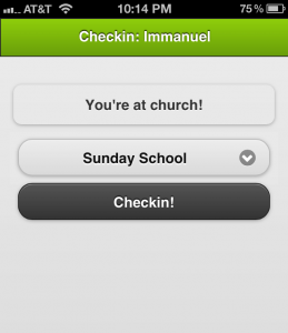 SimpleChurch CRM Software - SimpleChurch CRM allows members to check in to events with their mobile phones