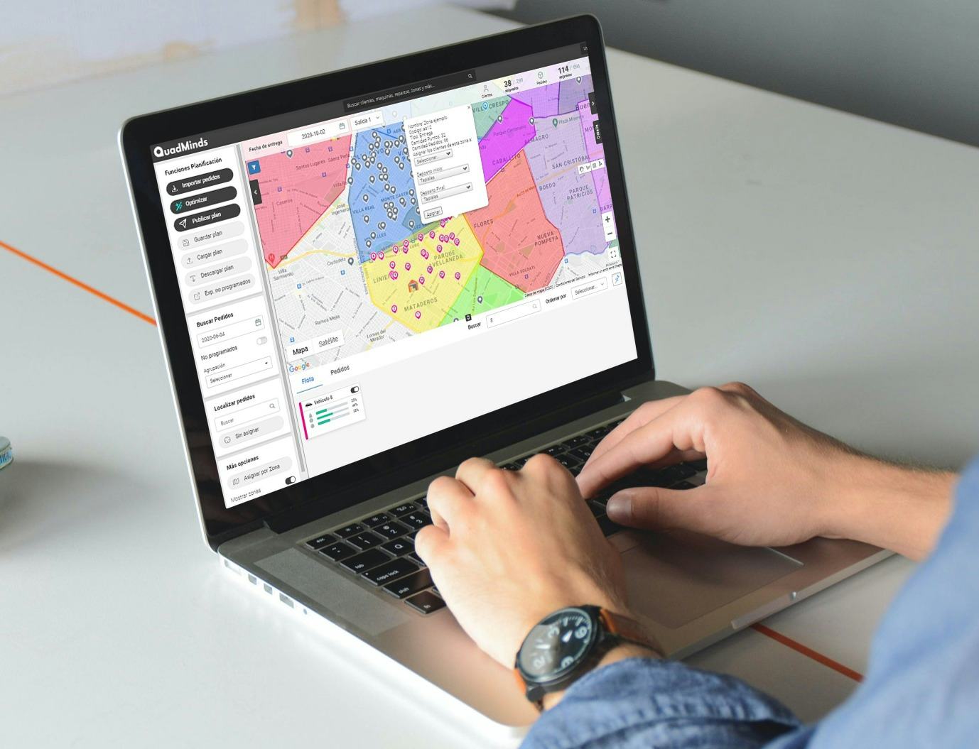 QuadMinds Software - QuadMinds es el software para optimización de rutas que permite a las empresas ganar visibilidad y mejorar su nivel de servicio