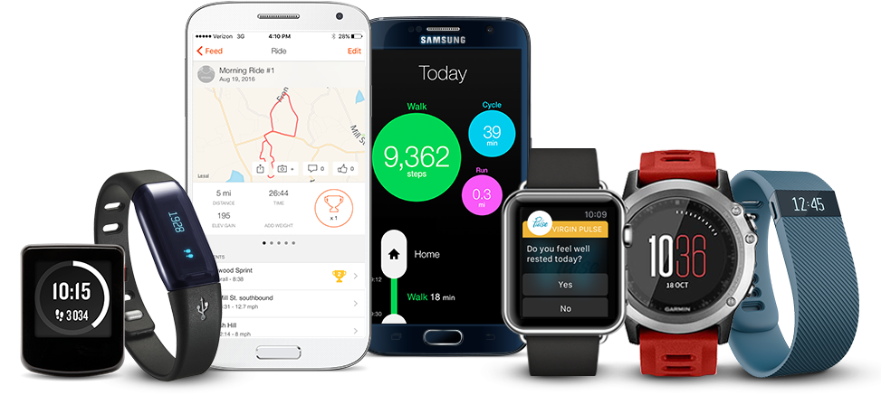 Virgin Pulse Software - Choose to access the platform from a wide variety of handheld and wearable devices