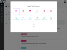 DigitalChalk Software - Choose from thirteen question types to create quizzes and surveys that engage learners and test knowledge retention and skill acquisition.