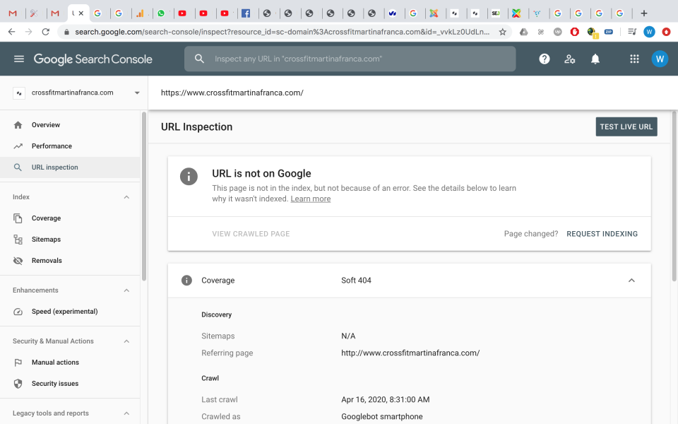 Google Search Console Software - Google Search Console URL inspection