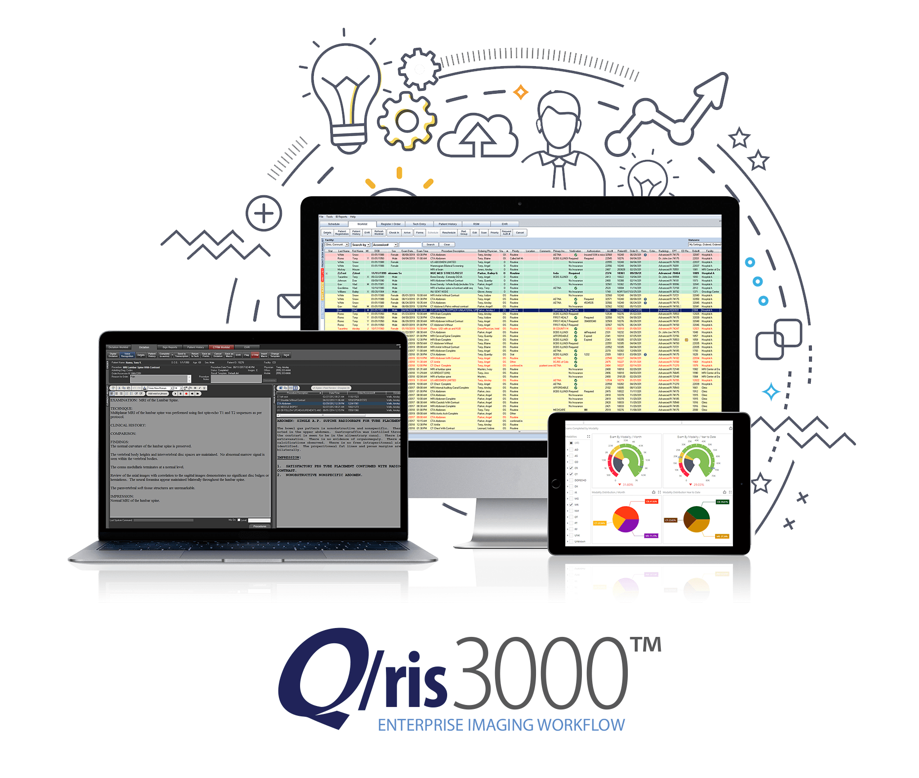 Q/ris 3000 Workflow Software - Q/ris 3000 Enterprise Imaging Workflow