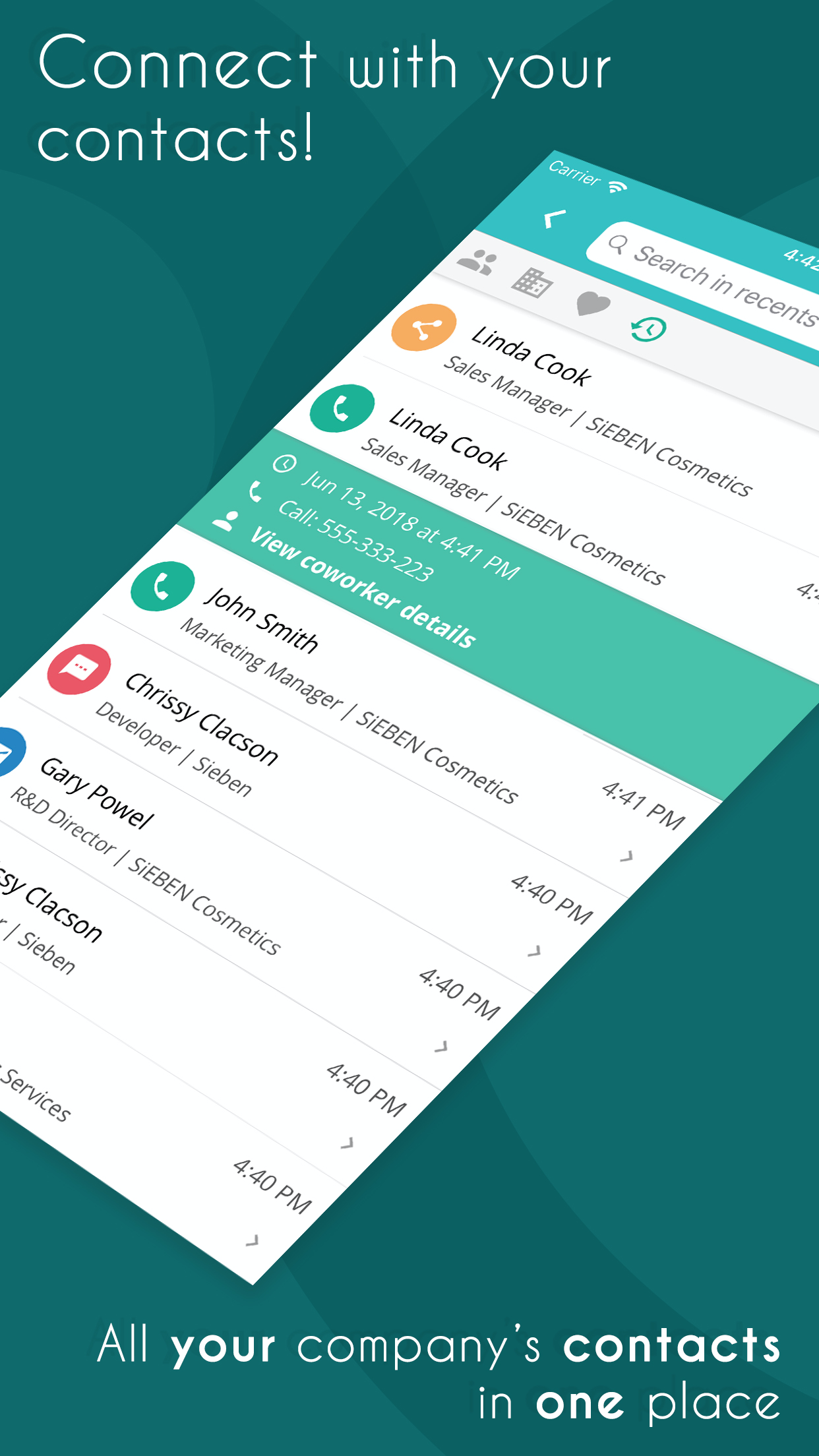 Pobuca Connect - All your company's contacts in one place
